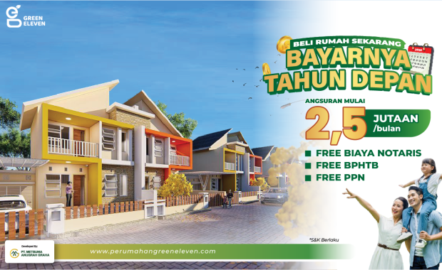 Promo Spesial: Beli Rumah Sekarang, Bayarnya Tahun Depan!