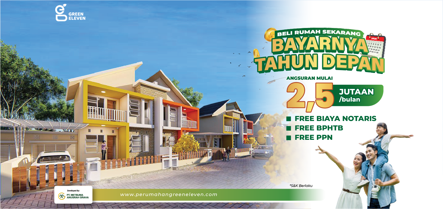 Promo Spesial: Beli Rumah Sekarang, Bayarnya Tahun Depan!